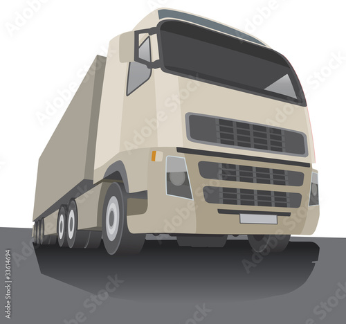 Stylised lorry