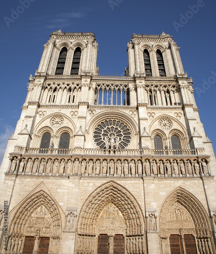 Paris - Notre-Dame cathedral - west facade
