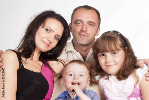 cute family portrait