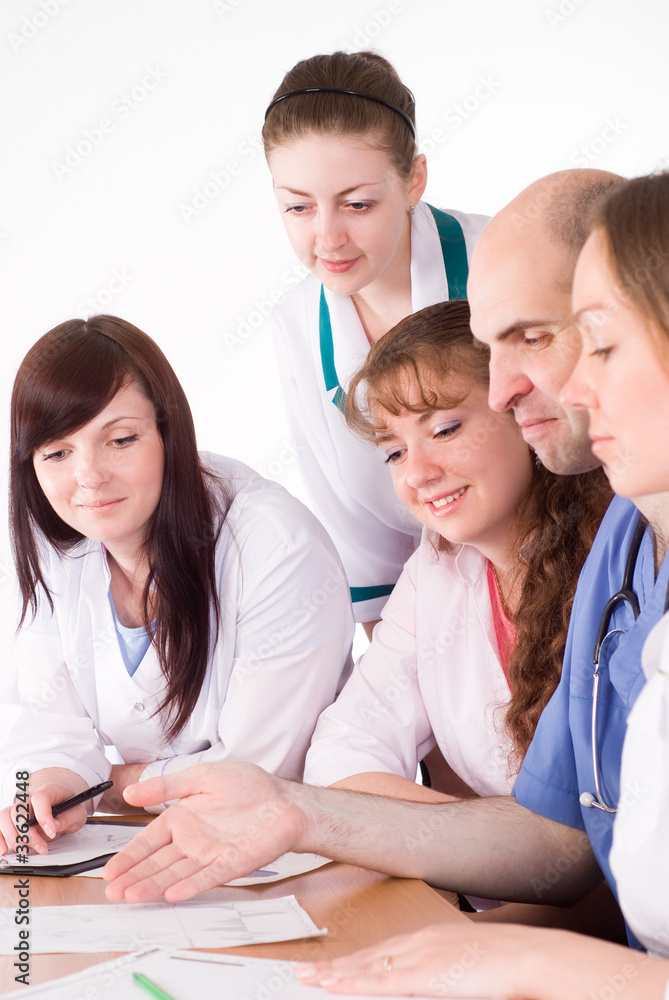 Fototapeta premium doctors on meeting