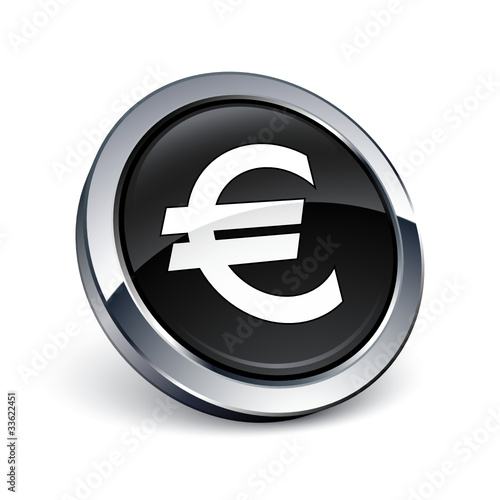 icône bouton internet euro argent finance