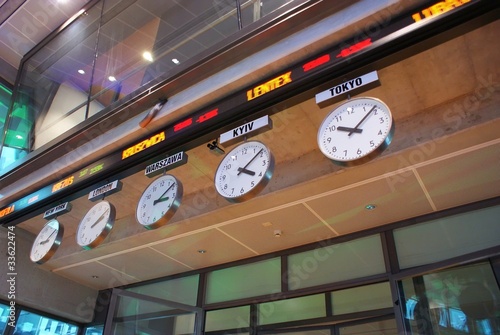 Timezone Stock Clocks