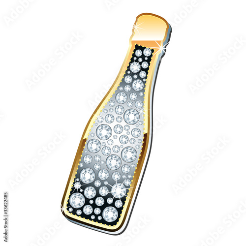 Bouteille de Champagne Luxueuse
