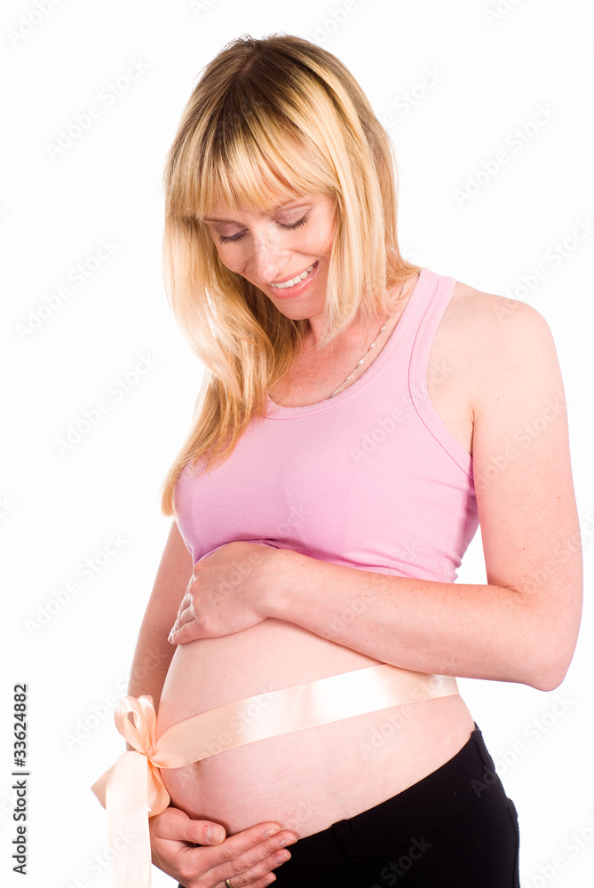 pregnant woman standing pregnant woman standing