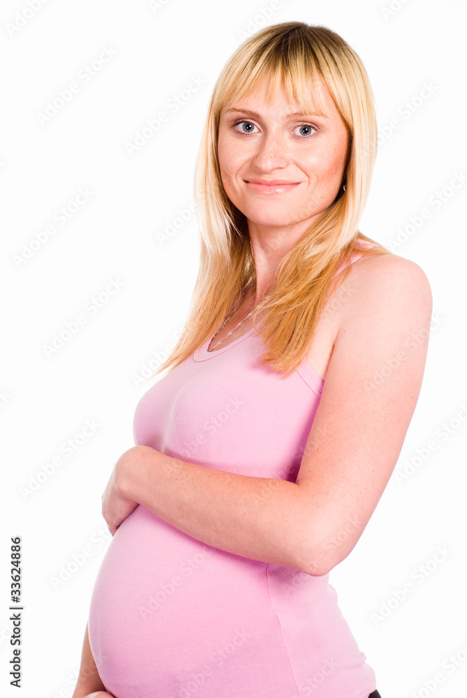 pregnant woman standing