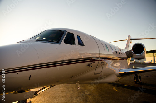 Corporate Jet Side View