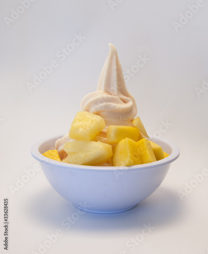 Sorbet with Pineapple
