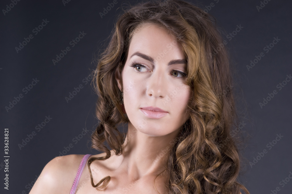 Naklejka premium Beautiful young woman