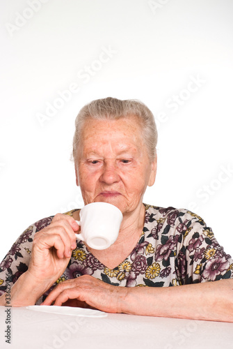granny at table