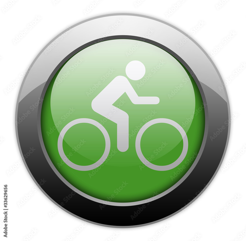 Green Metallic Orb Button Green Metallic Orb Button
