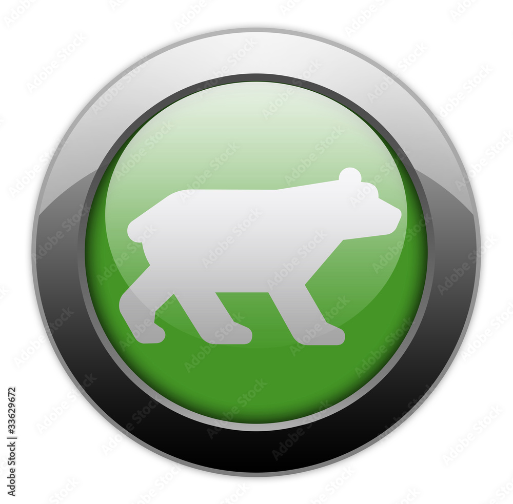 Green Metallic Orb Button Green Metallic Orb Button
