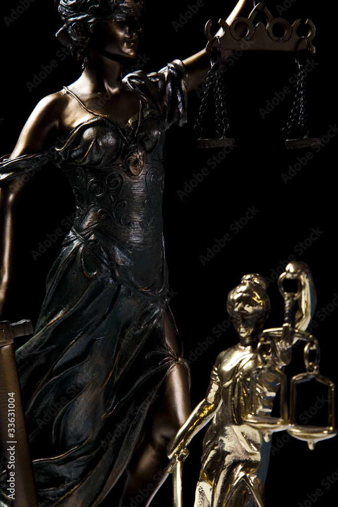Antique statue of justice Antique statue of justice