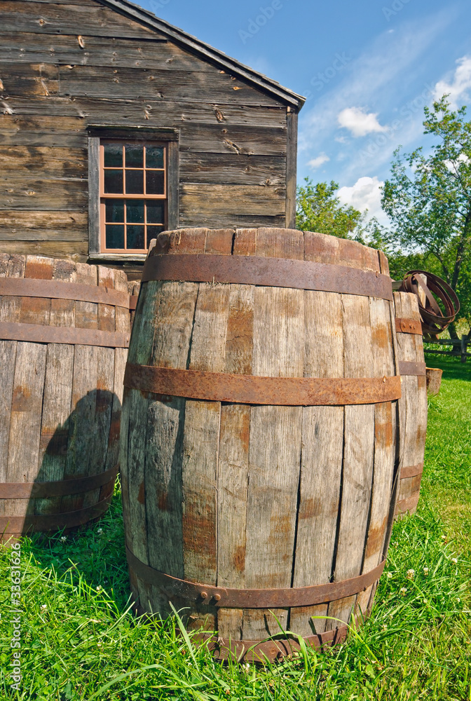 Old Wood Barrels Old Wood Barrels