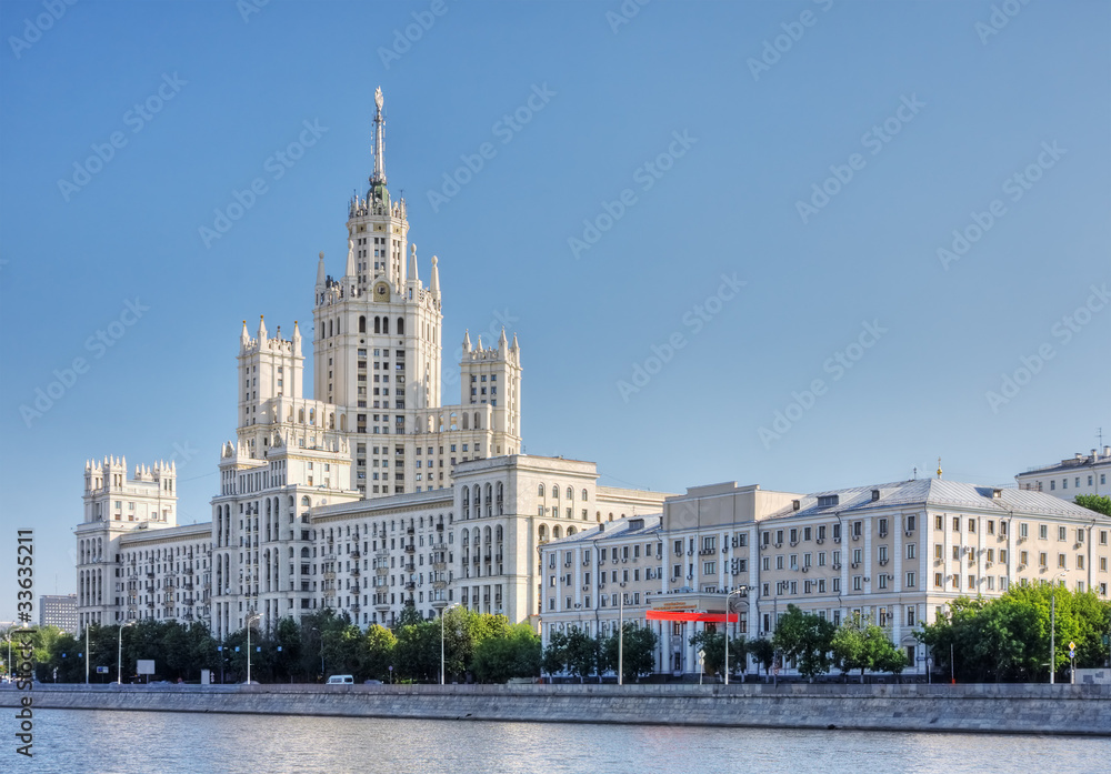 Obraz premium Stalin's famous skyscraper