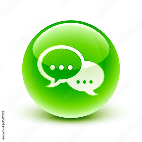 icône conversation / speech bubble icon