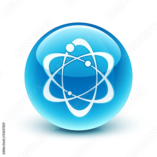 icône atome univers / atom icon