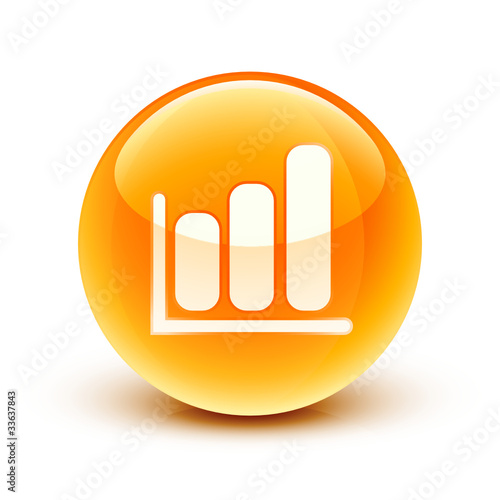 icône graphique histogramme / graph icon