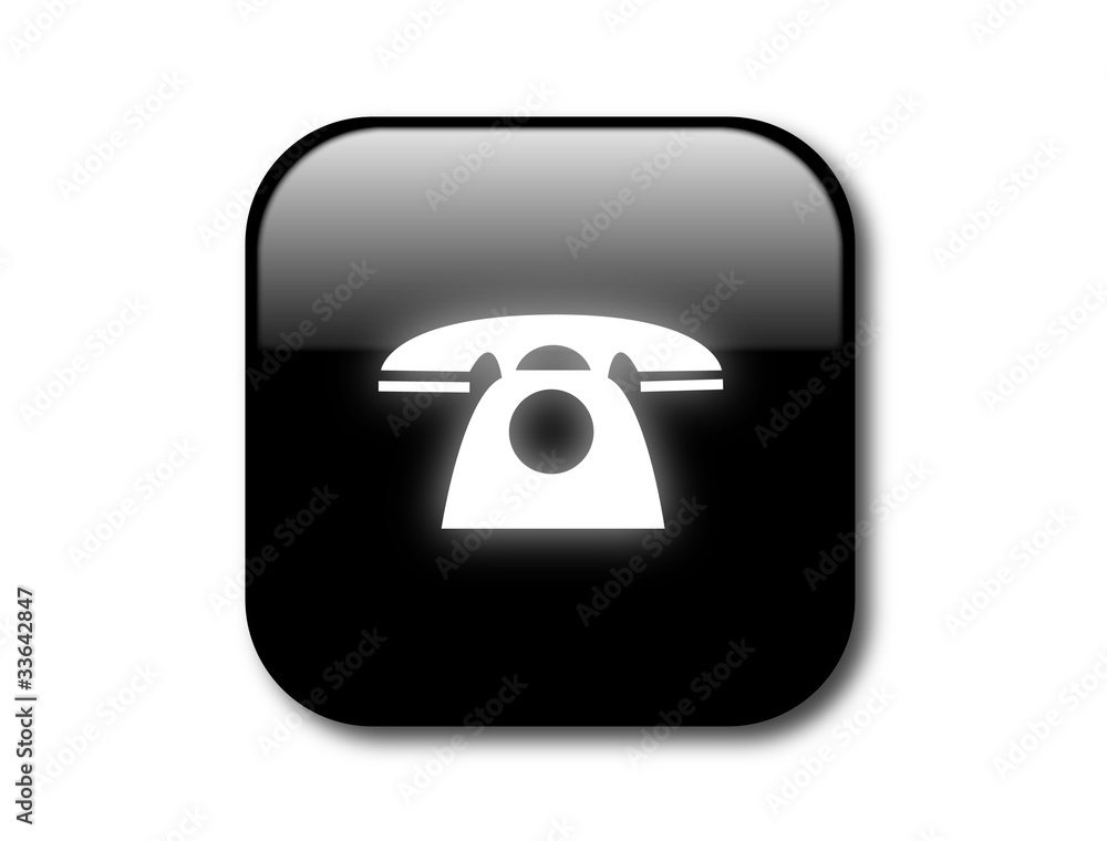 Call button -vector illustration Call button -vector illustration
