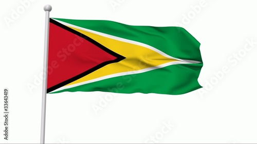 Fahne Guyana NTSC