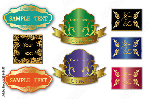 VECTOR SET gold label