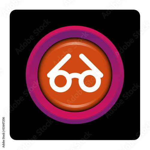 Internet, bouton, logo, picto, vue, lunettes, optique, opticien