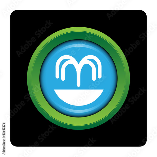 Internet, bouton, logo, picto, source, thermal, cure, fontaine