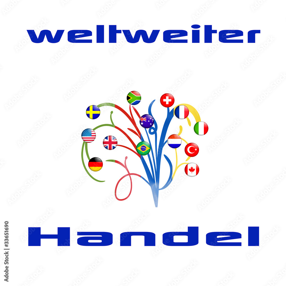 Obraz premium weltweiter handel