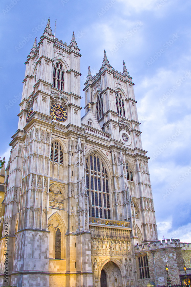 The Westminster Abbey church, London, UK