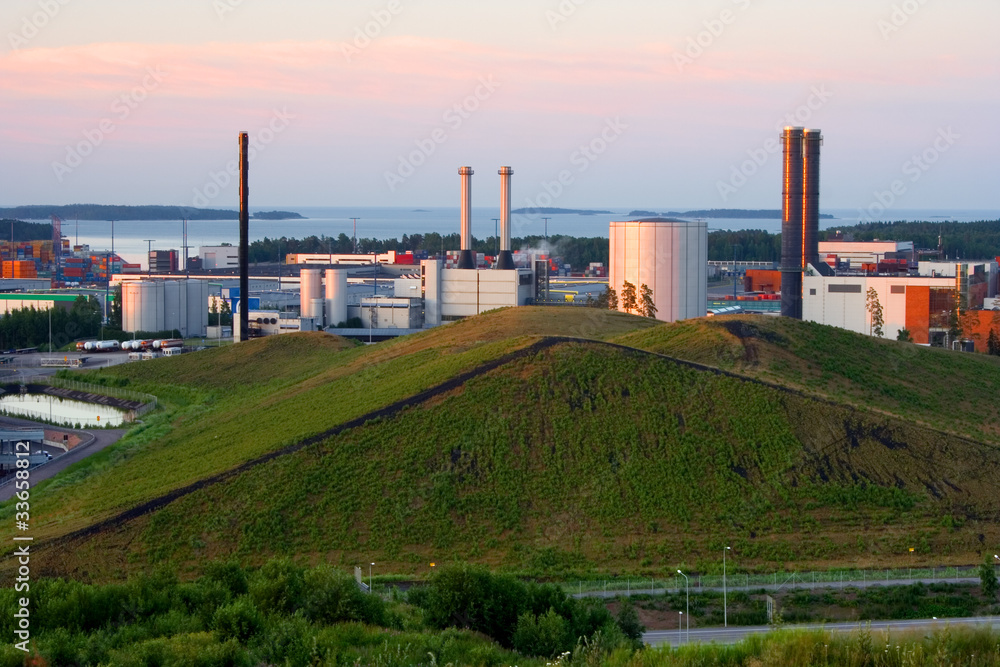 Vuosaari power plants in Helsinki, Finland Vuosaari power plants in Helsinki, Finland