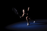 woman play tennis