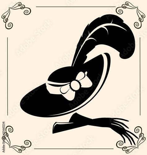 vintage woman's  hat