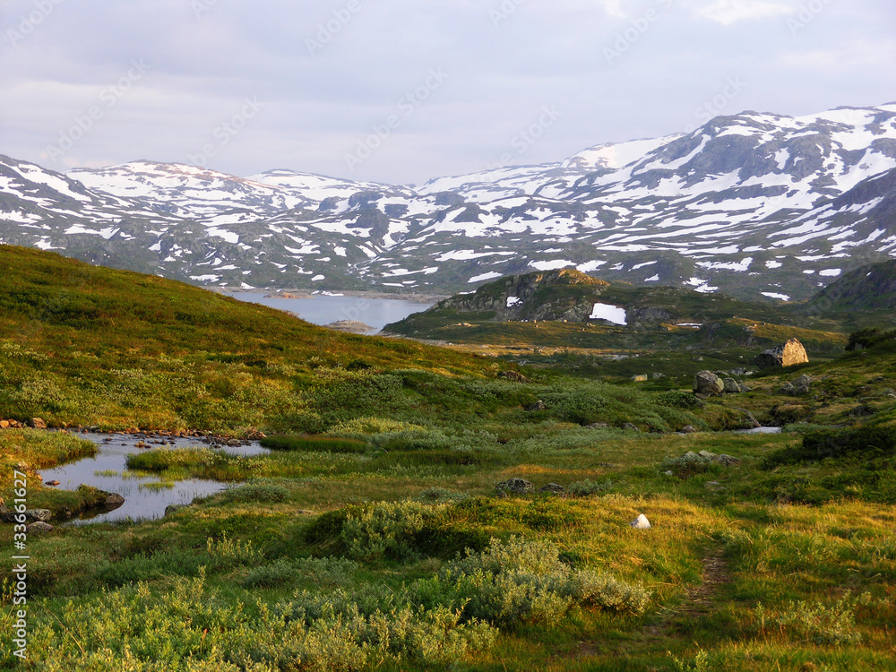 Beautiful Norway mountain landscape