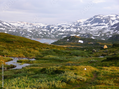 Beautiful Norway mountain landscape © ramvseb