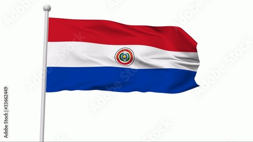 Fahne Paraguay NTSC