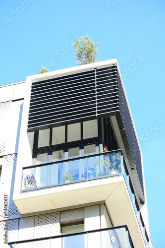 duplex avec balcon, loggia et terrasse sur le toit