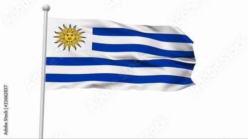 Fahne Uruguay NTSC
