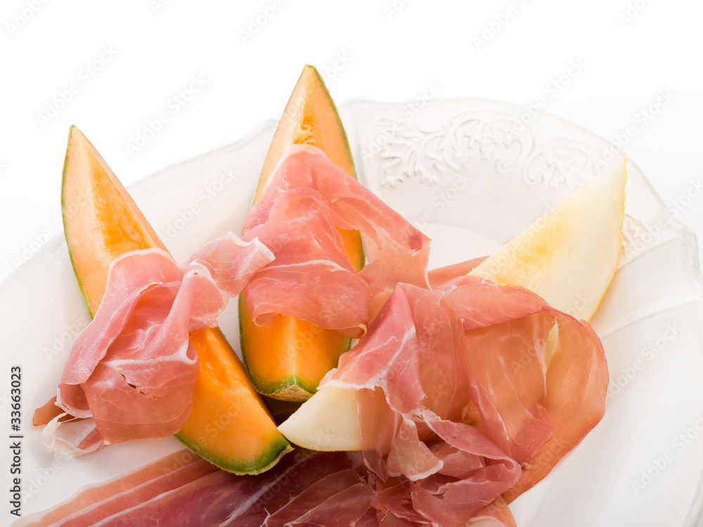 parma ham with melon