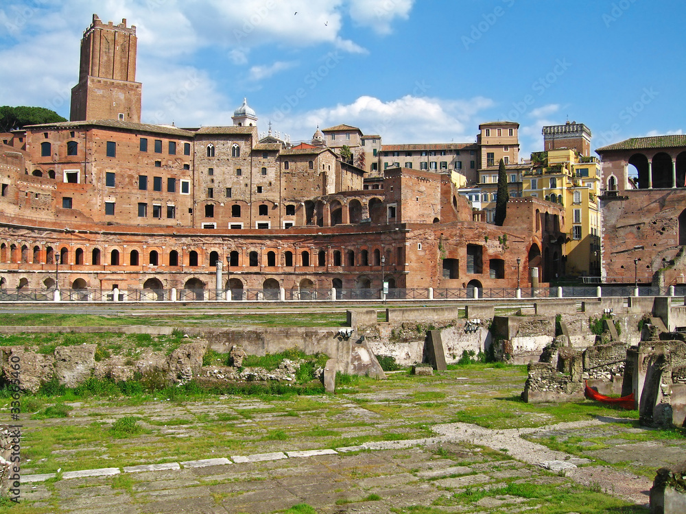 Mercati di Traiano e Torre delle Milizie a Roma