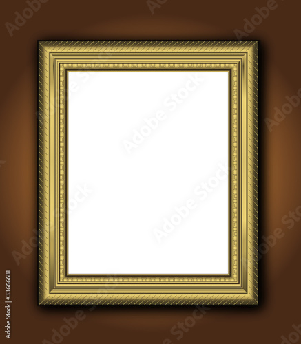 Frame old antique gold Baroque vintage picture classic