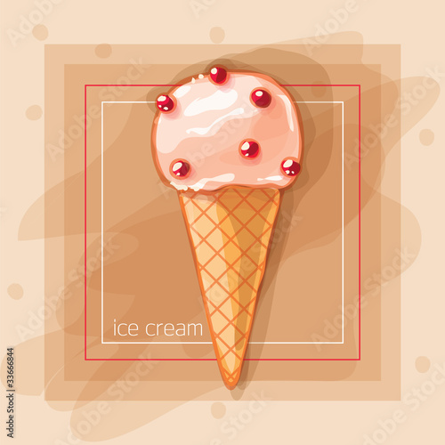 Cherry ice cream