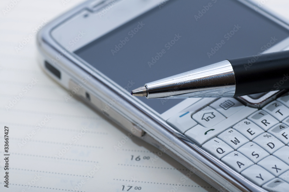 Pen and mobile phone Pen and mobile phone