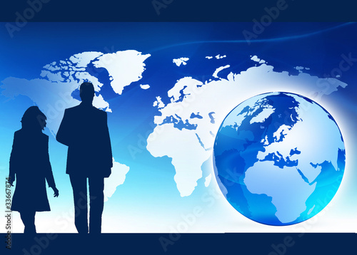 abstrait business internet