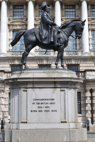 Vászonkép statue of commander british army