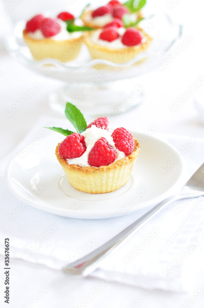 Raspberry tart Raspberry tart