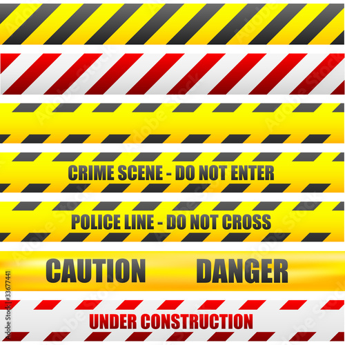 caution lines