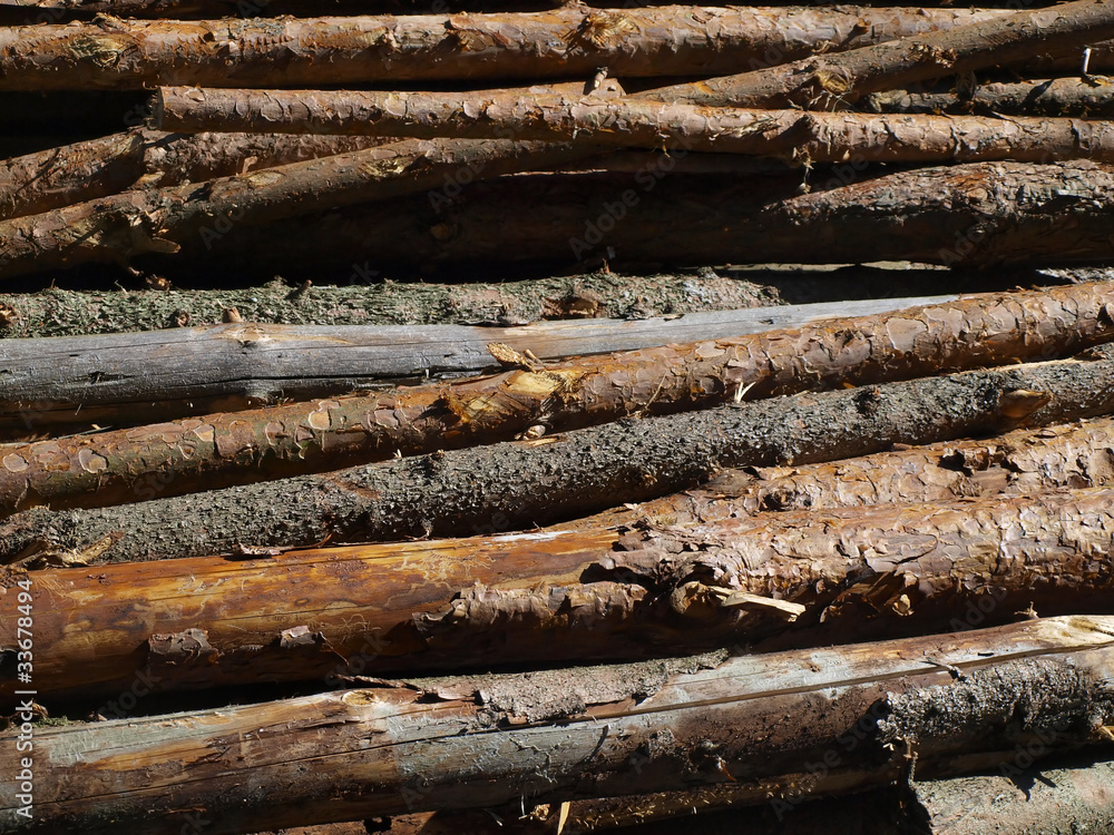 blocks of wood at the stake as a background blocks of wood at the stake as a background
