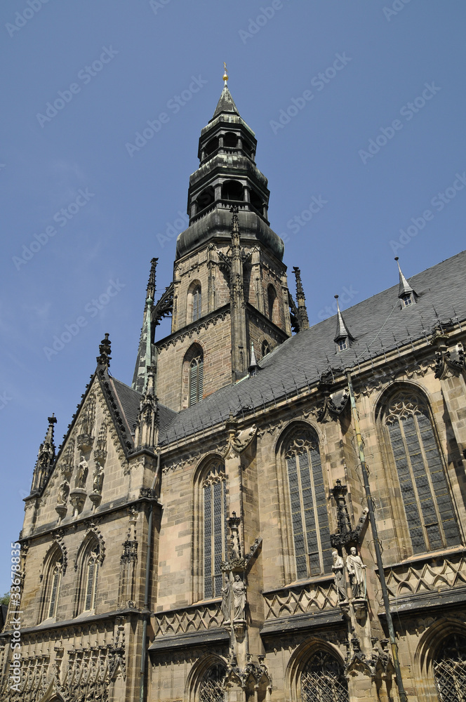 Fototapeta premium Zwickauer Dom, Marienkirche, Zickau, Sachsen, Deutschland