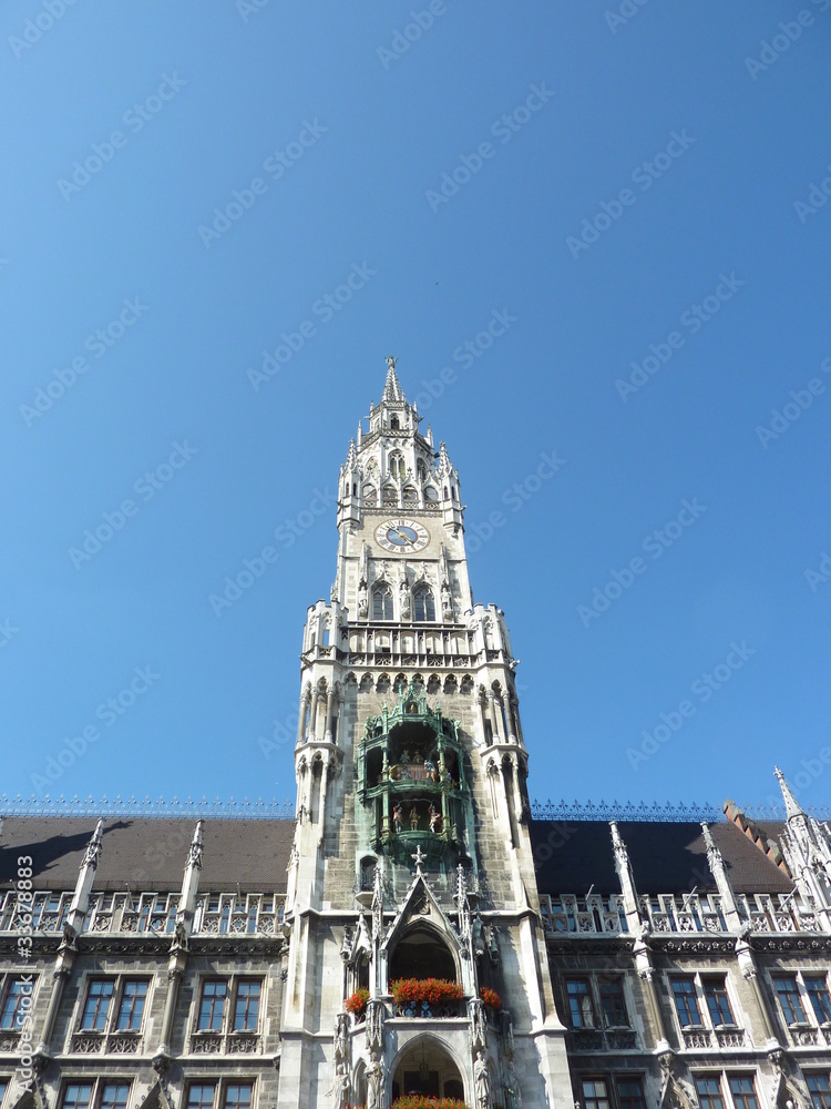 Fototapeta premium Das Rathaus in München