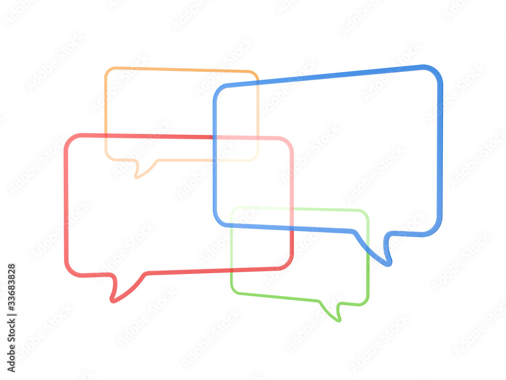 Speech bubbles Speech bubbles
