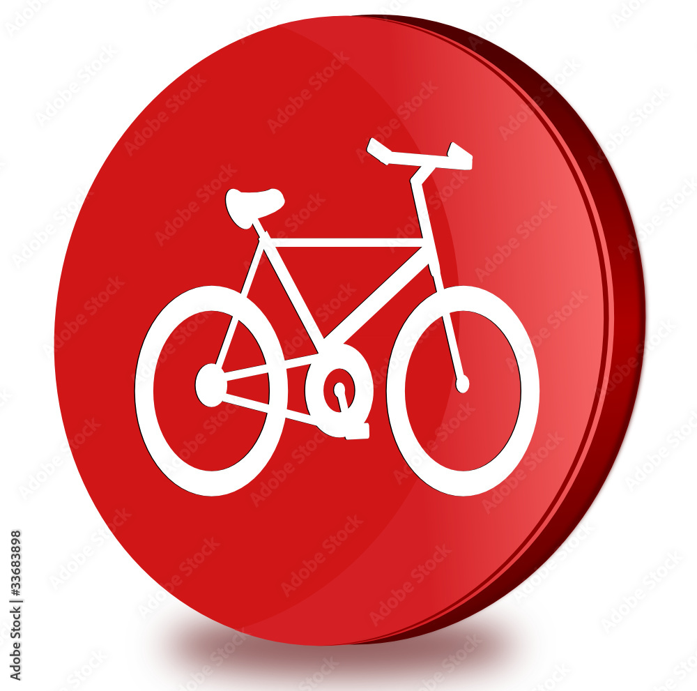 Bycicle glossy icon Bycicle glossy icon